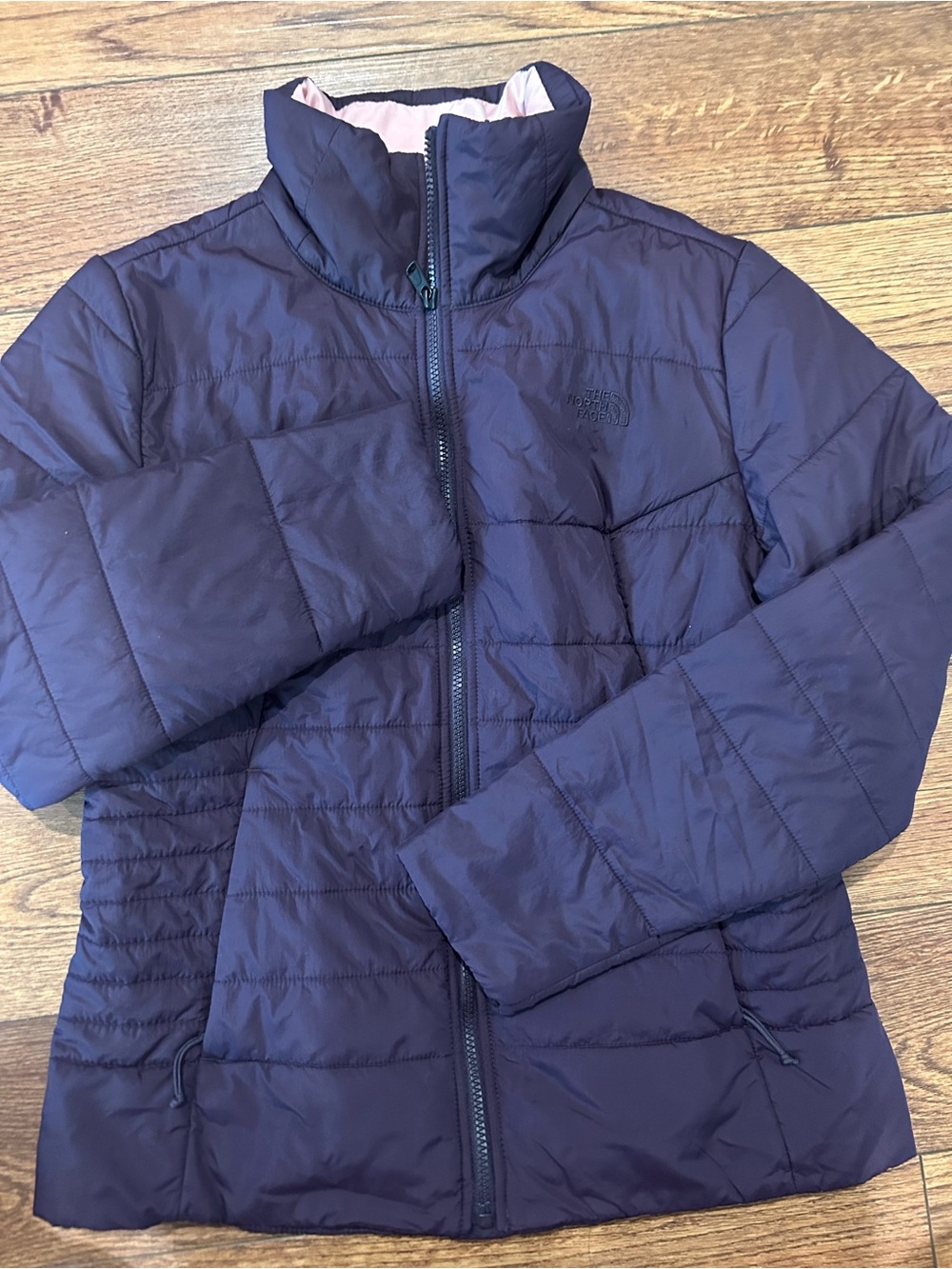 The North Face Women’s dark purple Puffer Jacket